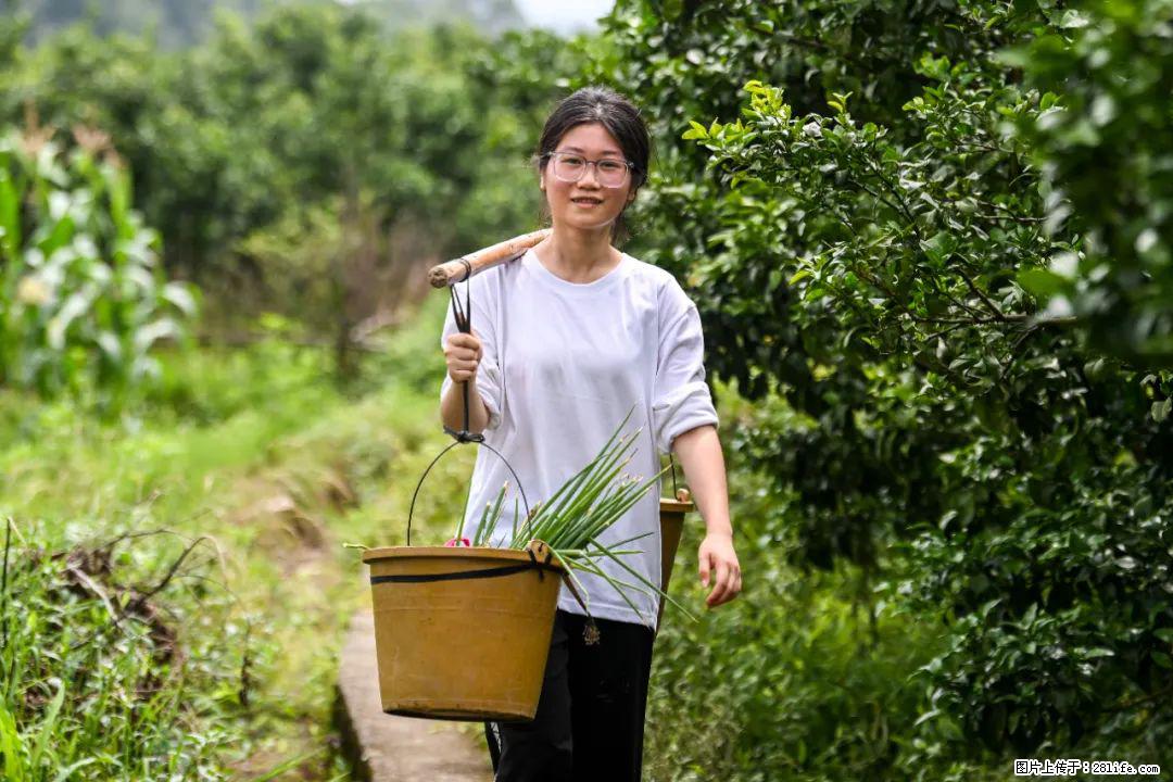全网追的“扁担女孩”，找了一份暑假工，时薪12元 - 果洛生活资讯 - 果洛28生活网 guoluo.28life.com